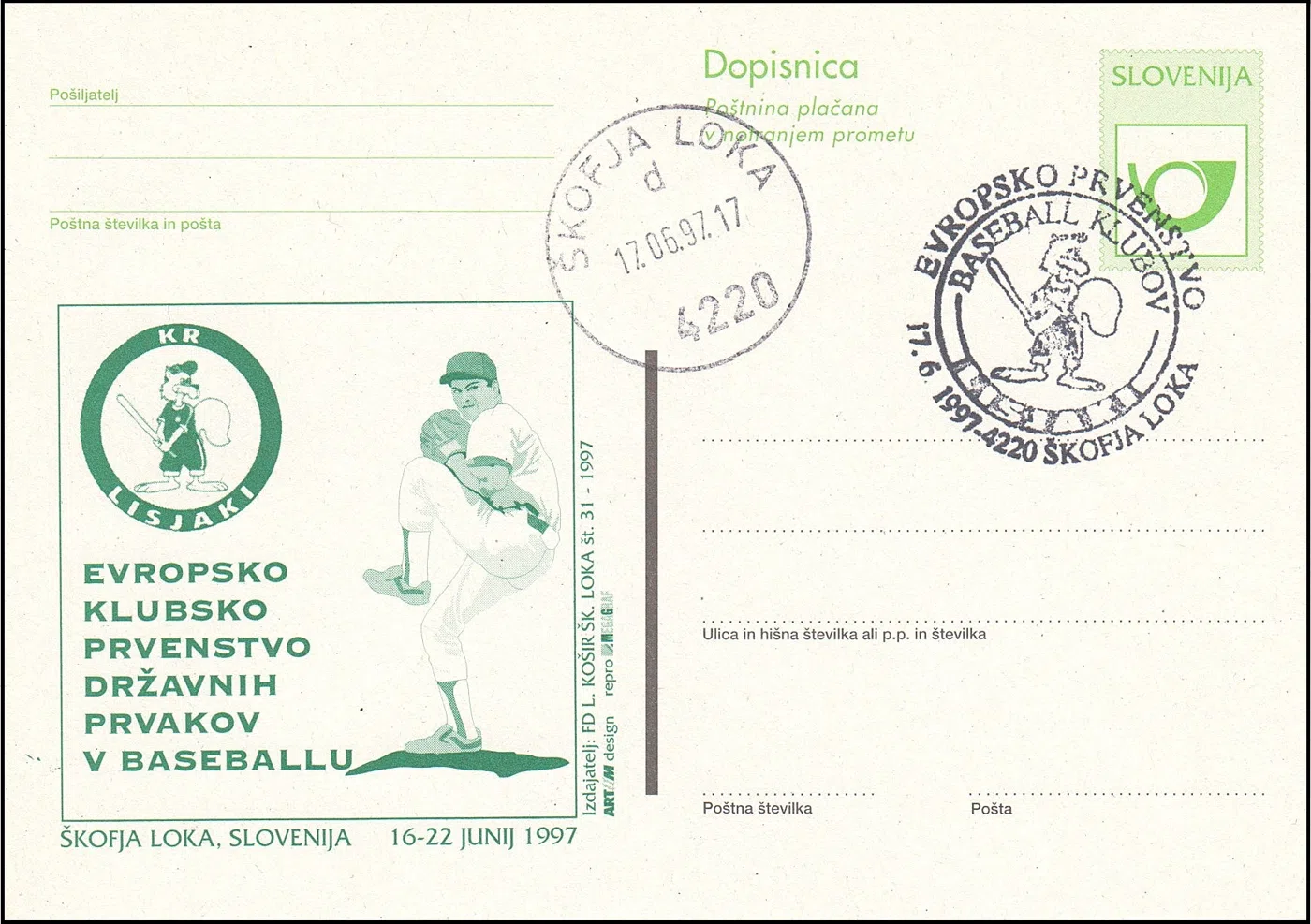 EVROPSKO PRVENSTVO BASEBALL KLUBOV